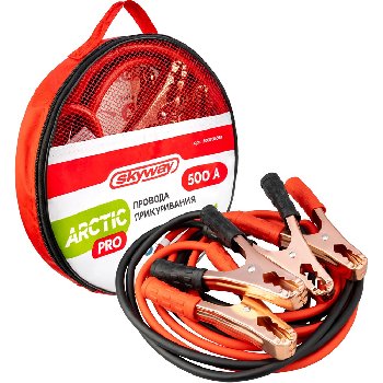 Провода для запуска  500A, 4 метра (сумка) ARCTIC PRO  SKYWAY  S03701011