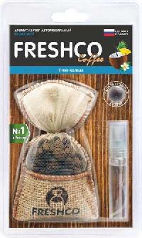 Ароматизатор подвесной мешочек Freshco Coffee ПИНА КОЛАДА  CF-07  (10/100)