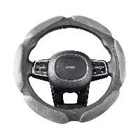 Оплетка перфокожа Sponge air, M (37-39 см) Серая, 6 подушечек замша Серая SKYWAY S01101064 (1/25)