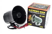 Сирена звуковая электрическая 12 V, 30 W (6-ти тональная) (ES-200/ 22000)