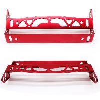 Крепление рамки номера с выносом 70 мм (металл) L250 мм, красный металлик