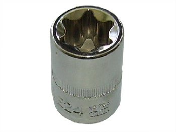Головка торцевая 1/2" внутренний TORX E24 H38мм, шт  13708 SATA  (1/4)