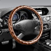 Оплетка экокожа Style-1 M (37-39 см) Мрамор Коричневая SKYWAY S01110003