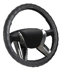 Оплетка экокожа перфорированная AZARD Senator Alabama M (37-39см), черный (OPLS0720), шт.