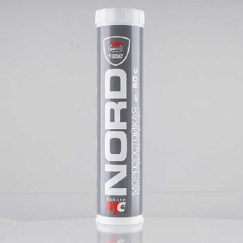 Смазка литиевая с молибденом морозостойкая NORD МС-1400, 350гр.(туба под шприц) уп.20шт  ВМП-Авто