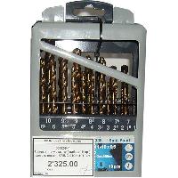 Сверла  по металлу ( набор 19 пр ) метал. пенал  KRINO 01085401, к-т