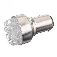 Светодиод T25/5 12V WHITE 12LED  BAY15d (Маяк) (12T25/5-W/12LED) двухконтактный