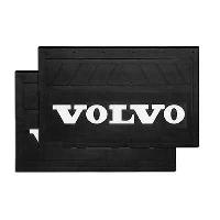 Брызговик плоский на длинномер задний  580*360*5мм, черный, надпись VOLVO (2 шт), к-т DA-02182