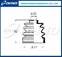 Пыльник привода FB-2023