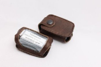 Чехол на брелок сигнализации TOMAHAWK 7000/7010/9000/9010/9020/9030 кожа, коричневый