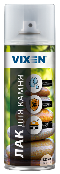 Лак для камня, спрей 520мл, VX24006 VIXEN (уп.12шт)