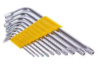 Ключи Г-образные TORX с внутренним отверстием (10 предметов) T 9-50, L50-125мм, к-т  ER15101T ЭВРИКА