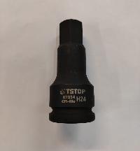 Наконечник ударный 3/4" с шестигранной вставкой 24мм 87034   TStop