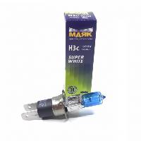 Лампа галогеновая H 3C 12V 55W Pk22D/5  Super White Маяк (52330 SW), шт.