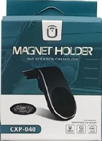 Держатель телефона магнитный, на дефлектор  Magnet Holder CXP-040/F3/131 черный/ серый 