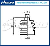 Пыльник привода FB-2197