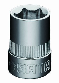 Головка торцевая 3/8" (6 гран) H25мм 11 мм  12306 SATA  (1/6)