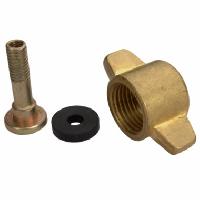 Штуцер, барашек, гайка для шланга подкачки (латунь) (НН-0342-BR-Т)