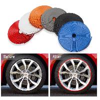 Молдинг диска колеса защитный силиконовый самоклеящийся, Черный H-ZS01 AVT4032