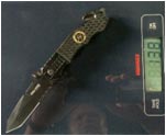 НОЖ складной  черный  N 229/ 217   GOLD STEEL®
