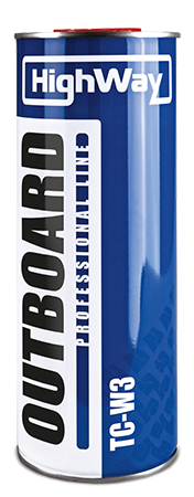 Масло 2-тактное НighWay 2Т OUTBOARD TC-W3, 1л. минерал (1/12)