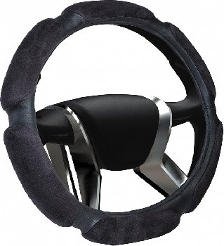 Оплетка перфокожа Sponge, XL (d 41-43см) Черная, 6 подушечек замша Черная AZARD (OPL00083), шт.