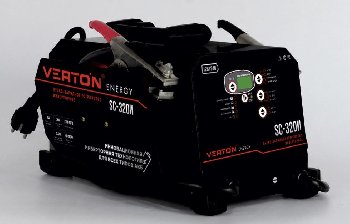 Пуско-зарядное устройство инверторное VERTON Energy SC- 320И (12/24,40-260 Ач; зар 26А; пуск 3кВт)