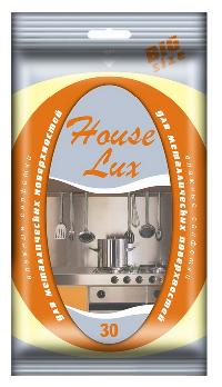 Салфетки влажные для металлических поверхностей Houze Lux  Big size (30 шт) , к-т  (1/16)  