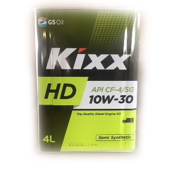 Масло моторное GS Oil Kixx HD / DX5 10w30 CF-4, 4L (1/4) Метал уп (Dynamic CF-4/SG) SemiSynt