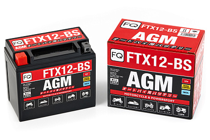 АКБ МОТО 12В, 10 А/ч   FTX12 AGM   150*87*130 мм  (1/4) FQ