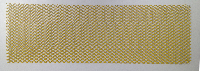 Сетка-тюнинг решётки радиатора желтая средняя 100*33 см