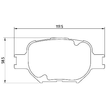 PF-1430/ 1442 Колодки тормозные дисковые (АN-603/636) КНР