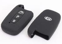 Чехол на ключ автомобильный силиконовый KIA (3 кнопки)K2/K5/Cer/Rio/Pic/Sorento/Sport/Venga/Carens/S