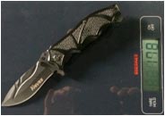 НОЖ складной  черный  N 318/ B358B   в чехле   SR®