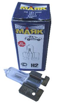 Лампа галогеновая H 2 12V 55W  P43t Маяк (52222), шт.