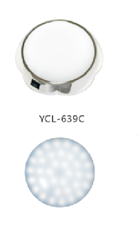 Люстра дополнительная светодиодная в салон, круглая, d-140мм,  YCL-639C, 12V