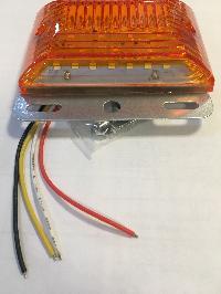 Фонарь габаритный 12V  12+7 SMD  98*62 мм для грузовых авто, оранжевый, шт.   (уп. 2 шт)