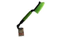 Щетка для снега со скребком, пластиковая ручка 42см, теплое покрытие, DELTA  АС-4009  (1/28)