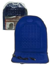 Подогрев сидений (накидка) с регулятором температуры,12В синяя, SIGMA  36559