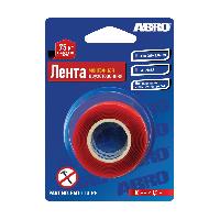 Скотч двусторонний прозрачный 10 мм, длина 1.5 м (блистер) EMT-010-R  ABRO