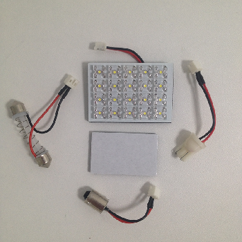 Светодиодная плата 24V (50*35мм) 20LED SUPER WHITE SET№2 (24-2-SW), к-т