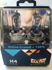 Лампа галогеновая H 4 12V 60/55W P43t Аctive Crystal+130 (72420AC+130) 2 шт, к-т  Маяк   (1/6)