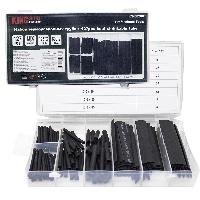 Кембрик термоусадочный (набор127 шт) D 2-13 мм, пластиковый пенал, к-т (47249)