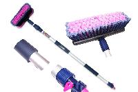 Щетка для мойки (под шланг) телескопическая 100-160см, с клапаном, CU-601 CityUP (1/14)