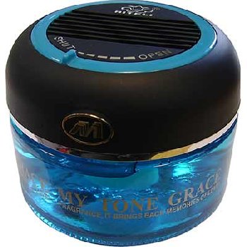 Ароматизатор на панель жидкий банка стекло MY TONE GRACE голубой Orange, 110ml  AF-104    (6/48 )