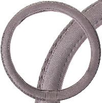 Оплетка экокожа комбинированная Modern-5 плетение, S (35-37 см) Серая шт. SKYWAY S01102284