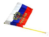 Флаг России большой на присоске 