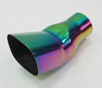 Насадка на глушитель d60D 85  L190 мм, квадрат, хамелеон TM-925