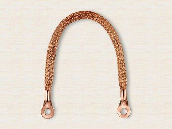 Провод массы медный (косичка) S35мм2  L-50см (под болт М10) Klemos   KL 500-08УУ
