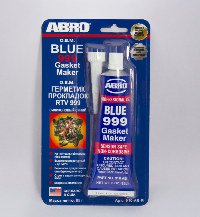 Герметик прокладка силиконовый OEM 999 (без запаха) Синий, 85 g  ABRO 910-AB-R 